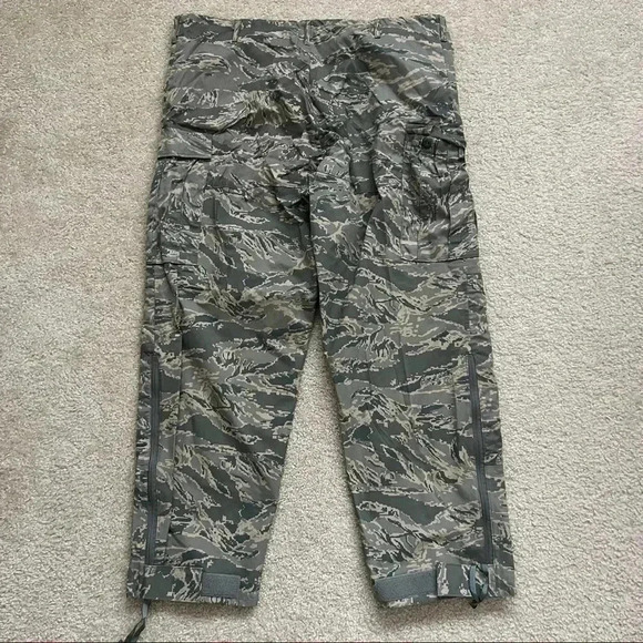USAF Cold Weather Tiger Stripe Camouflage Trousers Pant XL Long SPM1C1-08-D-1041 - Picture 10 of 16